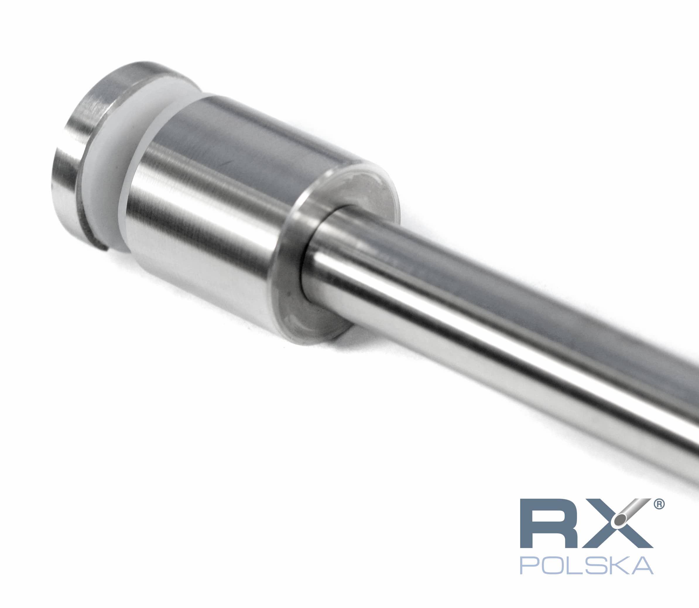 Glassholder Portfenetr Ø 30mm med stang 16x320mm, AISI 304, SATIN - Bilde 5