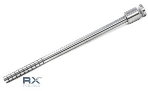 Glassholder Portfenetr Ø 30mm med stang 16x320mm, AISI 304, SATIN