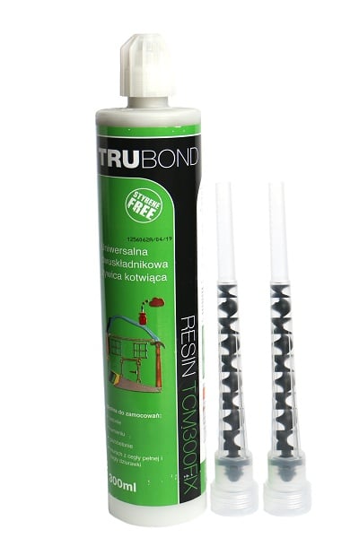 Universal kjemikalieanker 300ml + 1 stk. blandedyse