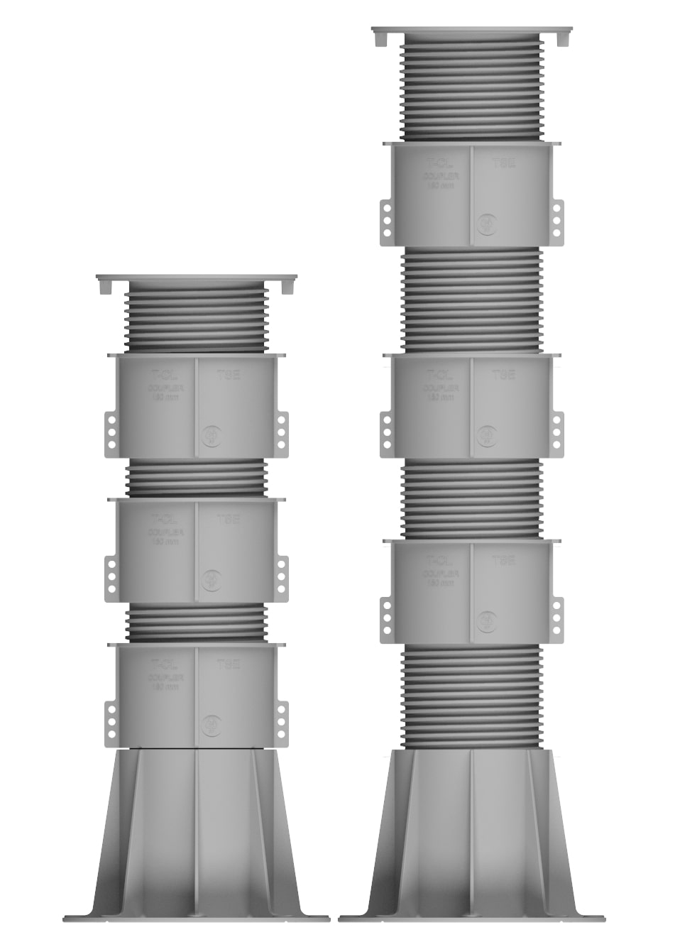 Karoapp K-A4 justerbar pidestall 133 til 225 mm - a' 10 stk - Bilde 7