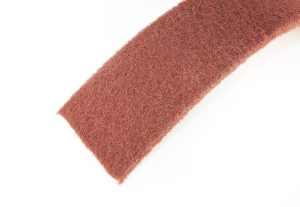 Fiberduk for sliping av rustfritt stål - etterbehandling