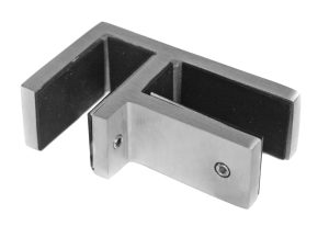 Glassklemmer for hjørne