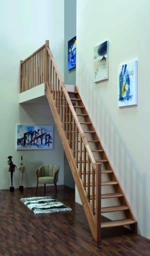 Classic tretrapp i Bøk - rett trapp