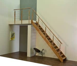 Classic tretrapp i gran - rett trapp