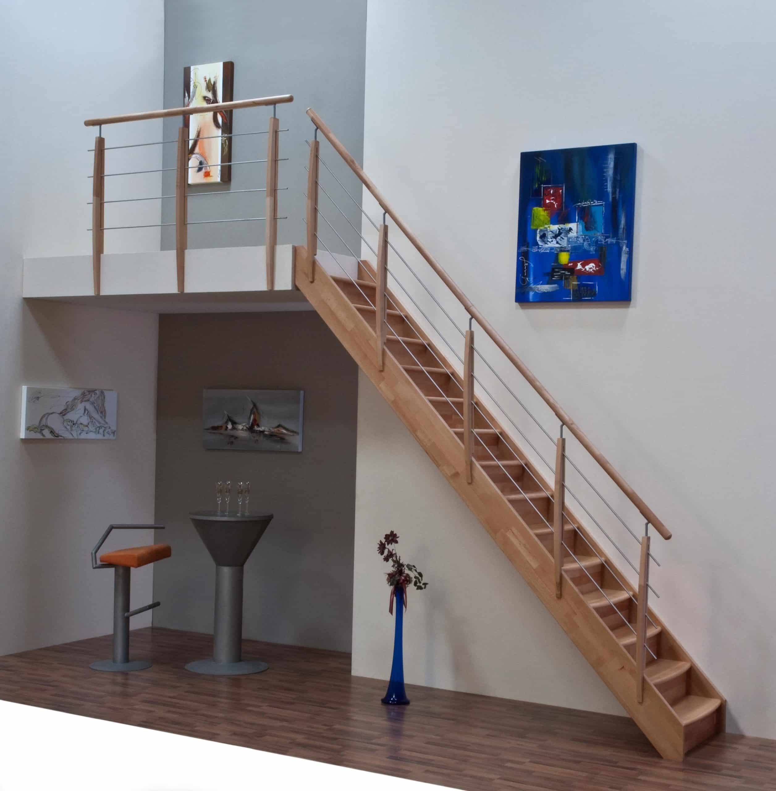 Home tretrapp i Bøk - rett trapp - Bilde 3