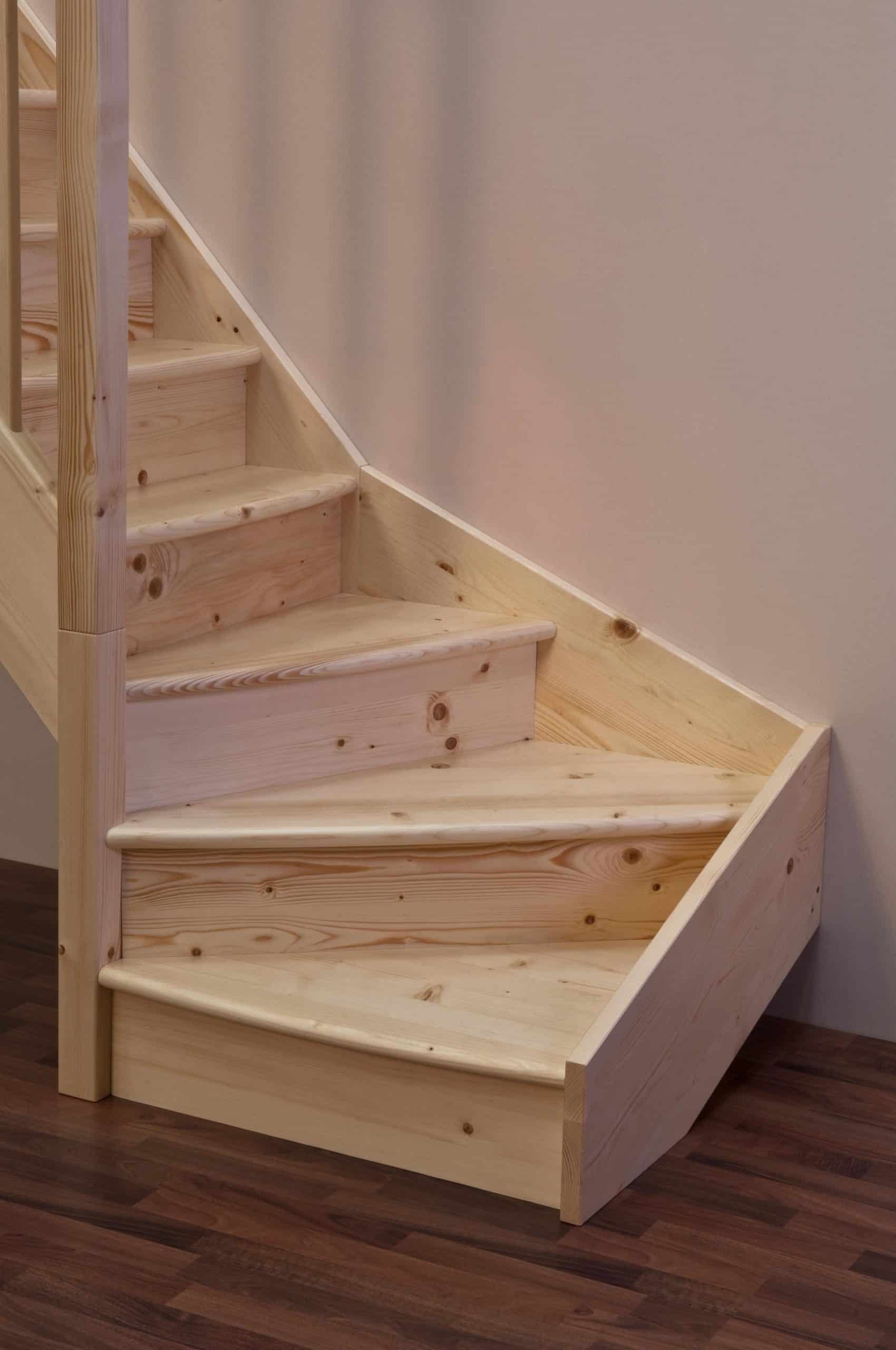 Home tretrapp i gran - L-trapp 1/4 venstre modell - Bilde 4