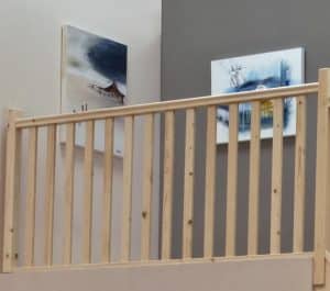 Rekkverk topp gran 3 meter