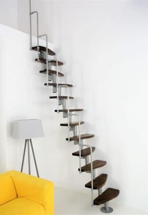 Monaco utførelse sølv/valnøttbeiset bøk