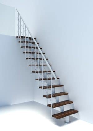 Comfort utførelse hvit/valnøttbeiset bøk