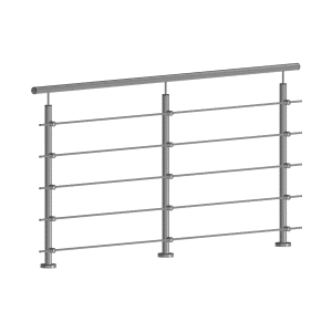 TOPPMONTERT REKKVERK MED SPILER - 3 METER