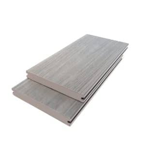 KOMPOSITT TERRASSEBORD HARDDECK GRÅ 2-FARGET 149 x 20 x 3600 mm