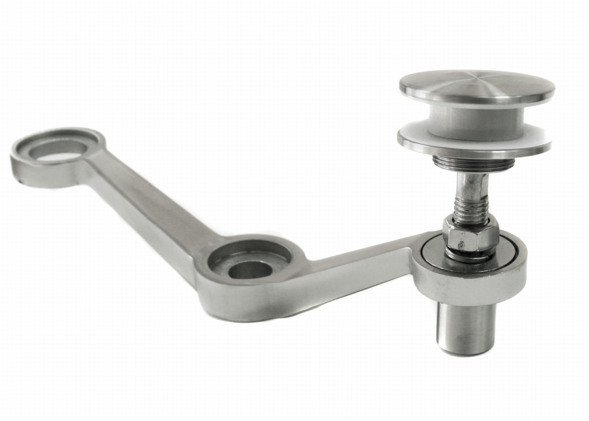 Spider glassadapter toveis - 180 º, AISI 316, SATIN - Bilde 4