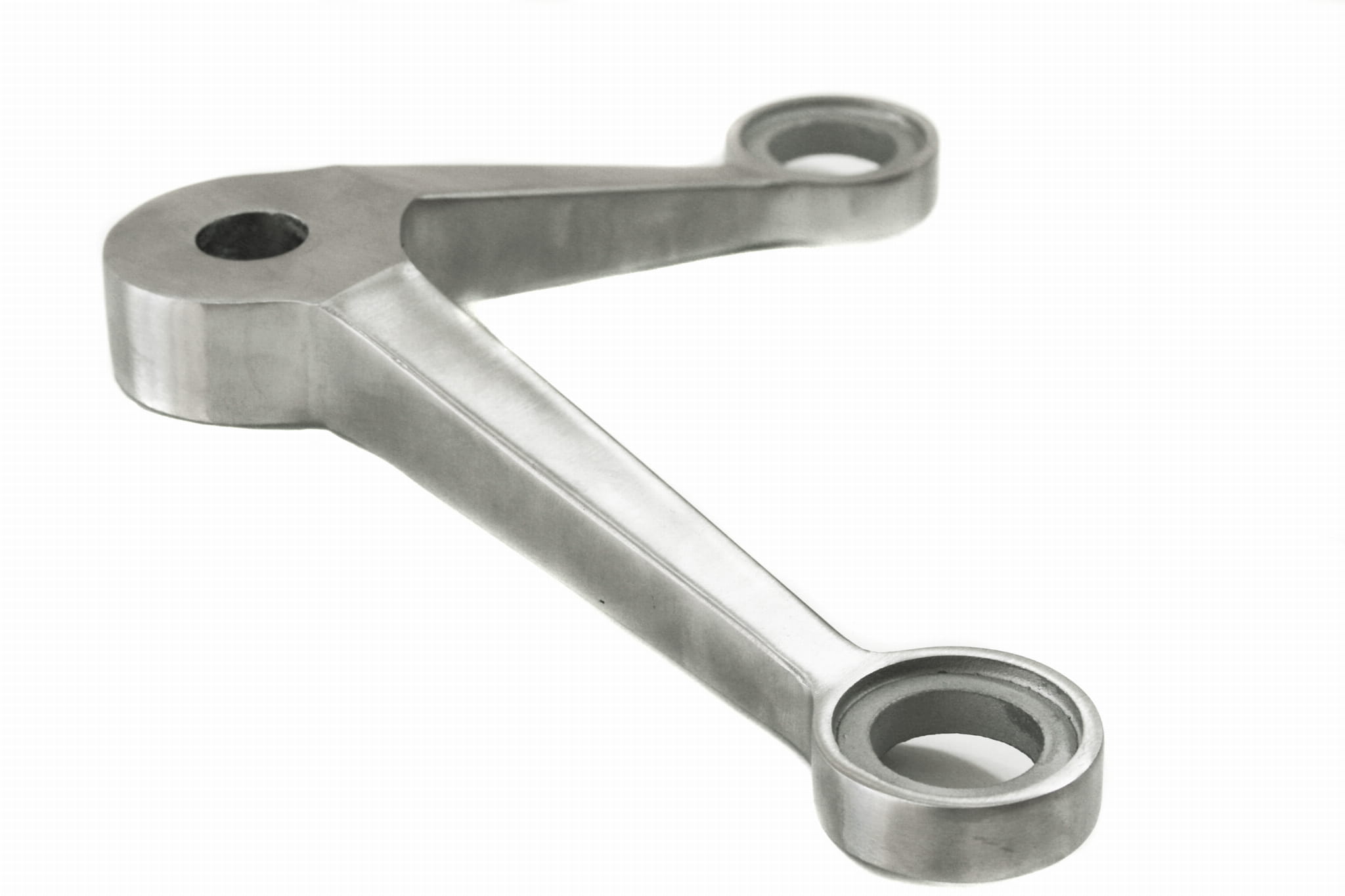 Spider glassadapter toveis 90°, AISI 316, SATIN