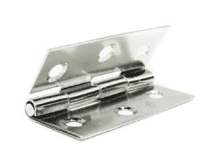 Hengsel 40x50x0,8 type E, AISI 304, SATIN