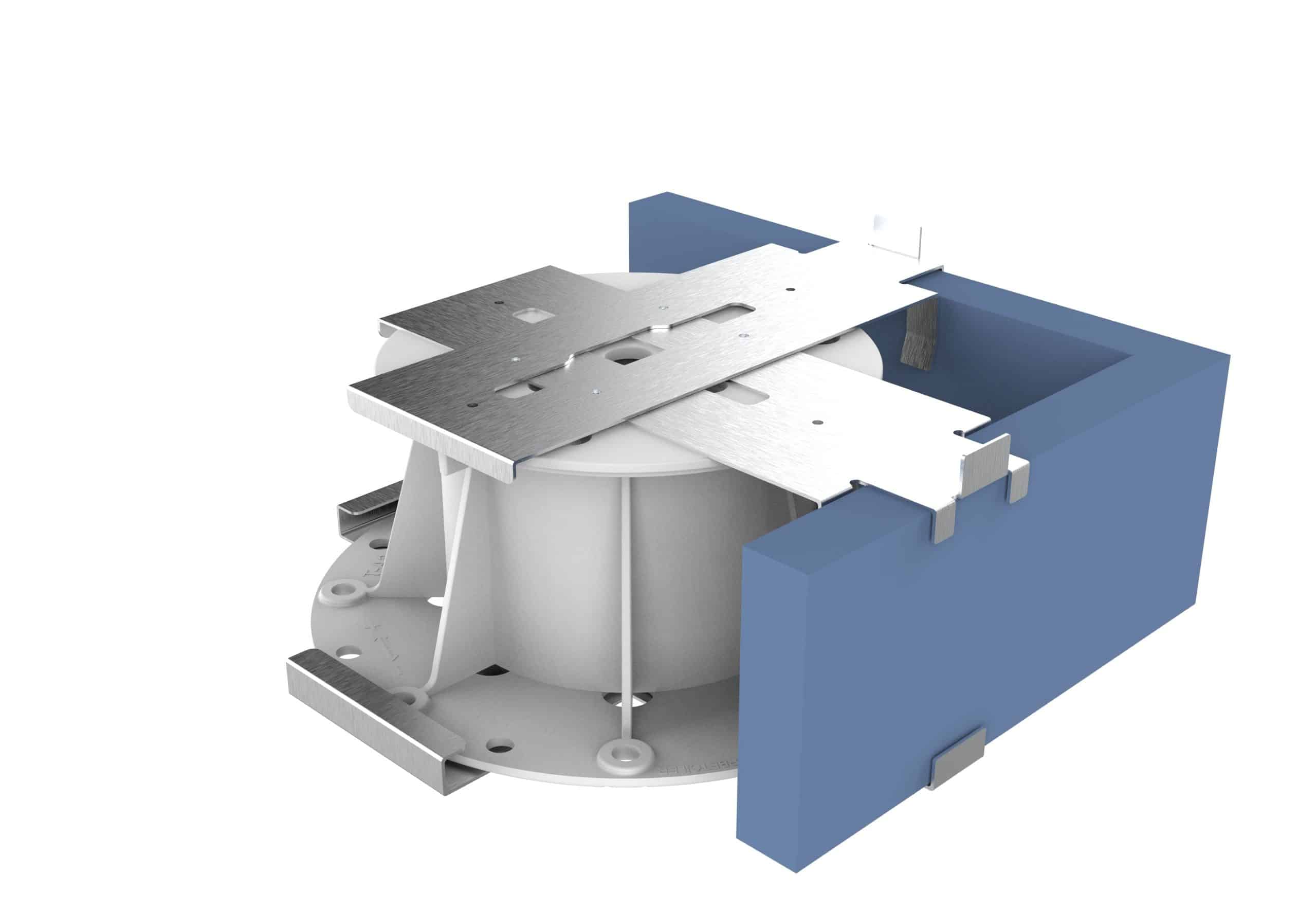 Karoapp K-EB bunninnfesting for steinheller/fliser som sideavslutning på pidestall a' 10 stk - Bilde 2