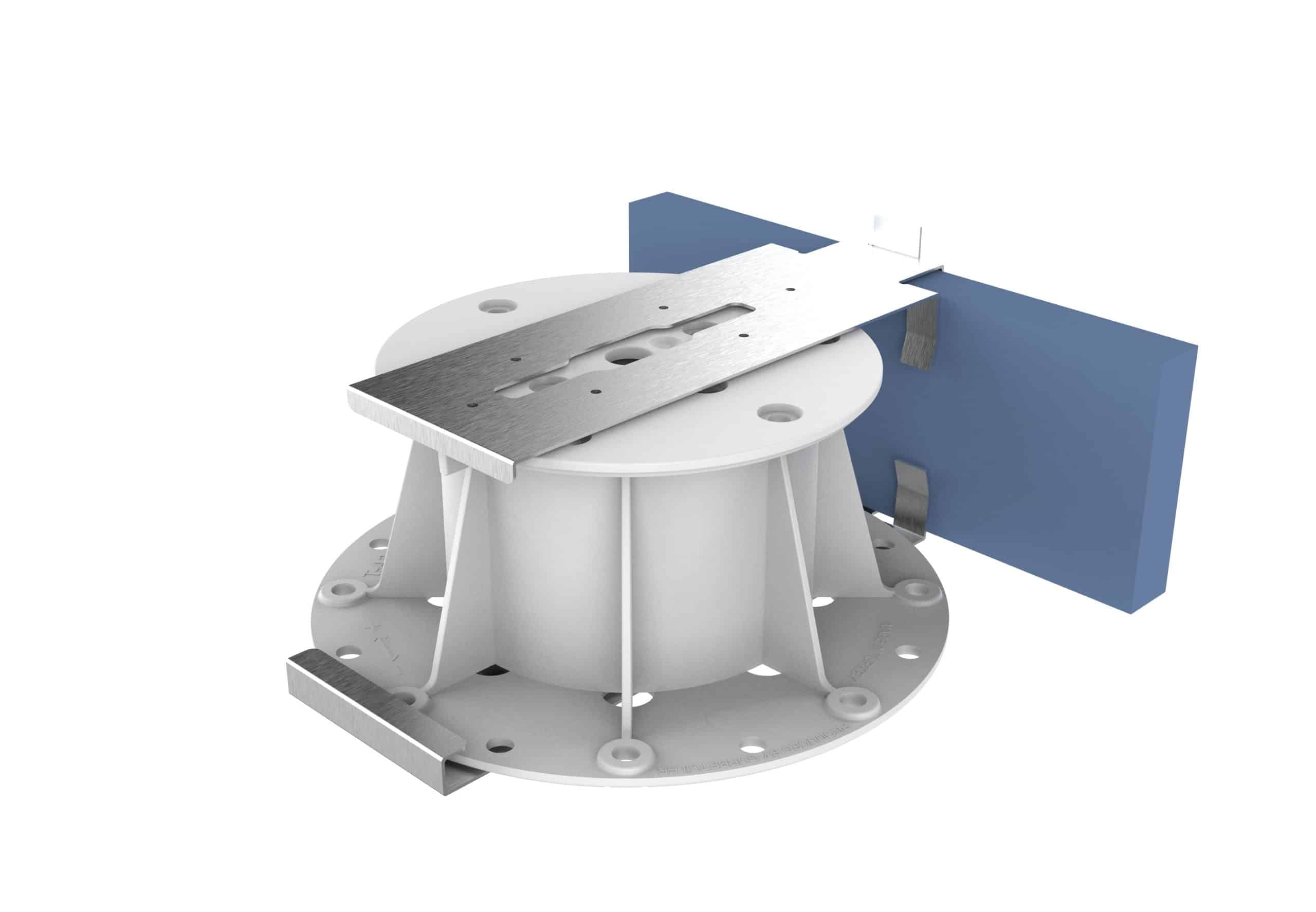 Karoapp K-EB bunninnfesting for steinheller/fliser som sideavslutning på pidestall a' 10 stk - Bilde 3