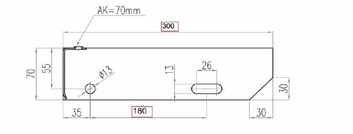Galvanisert trappetrinn 150 x 30 cm sklisikkert, med barnesikringslist - Bilde 5
