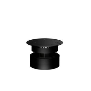 Halvisolert pipehatt m/feieluke ø150 - Norvai