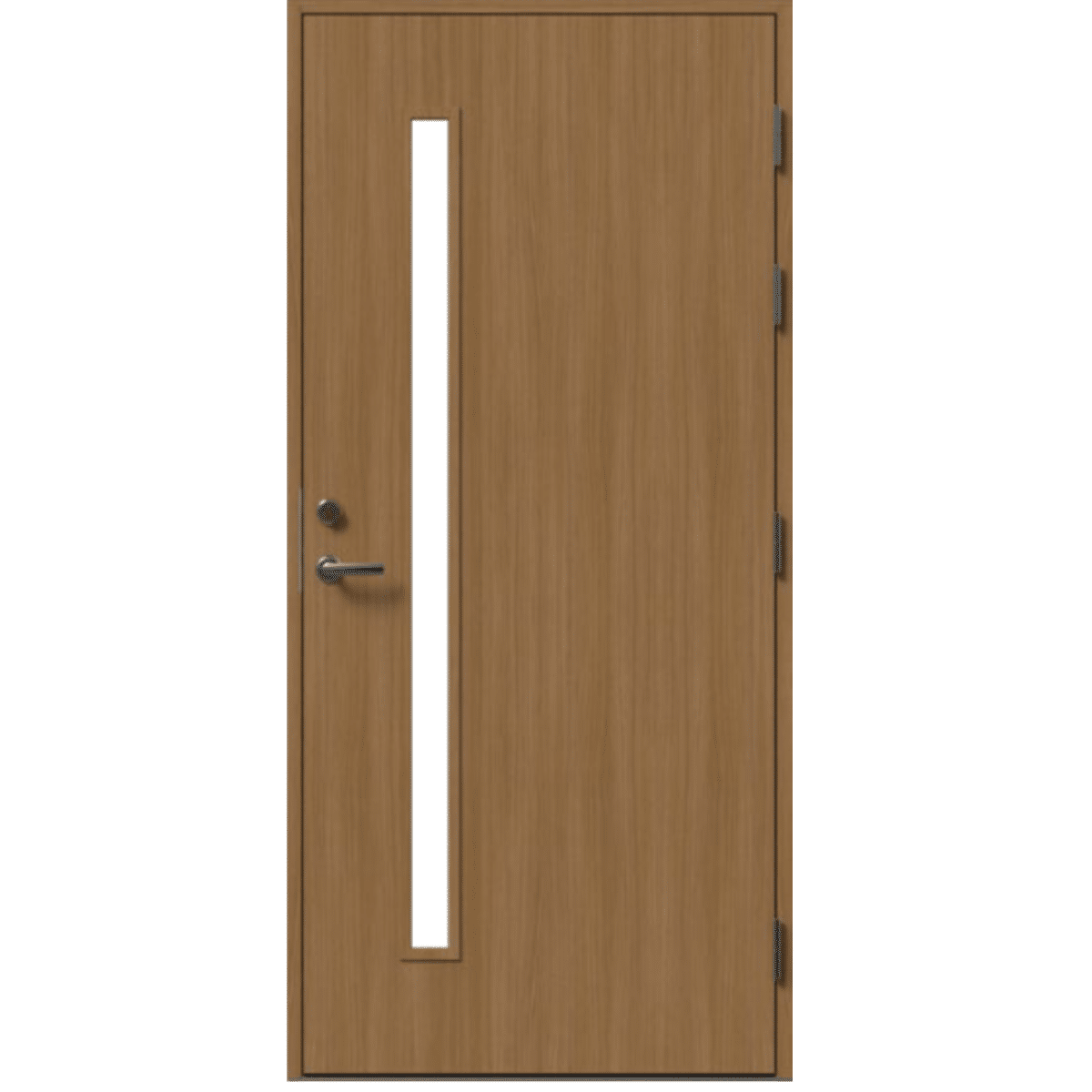 Natural ytterdør NB N403 H4 TEAK
