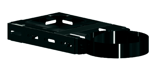 Halvisolert veggfeste justerbart 88-122 mm - Norvai - Bilde 4